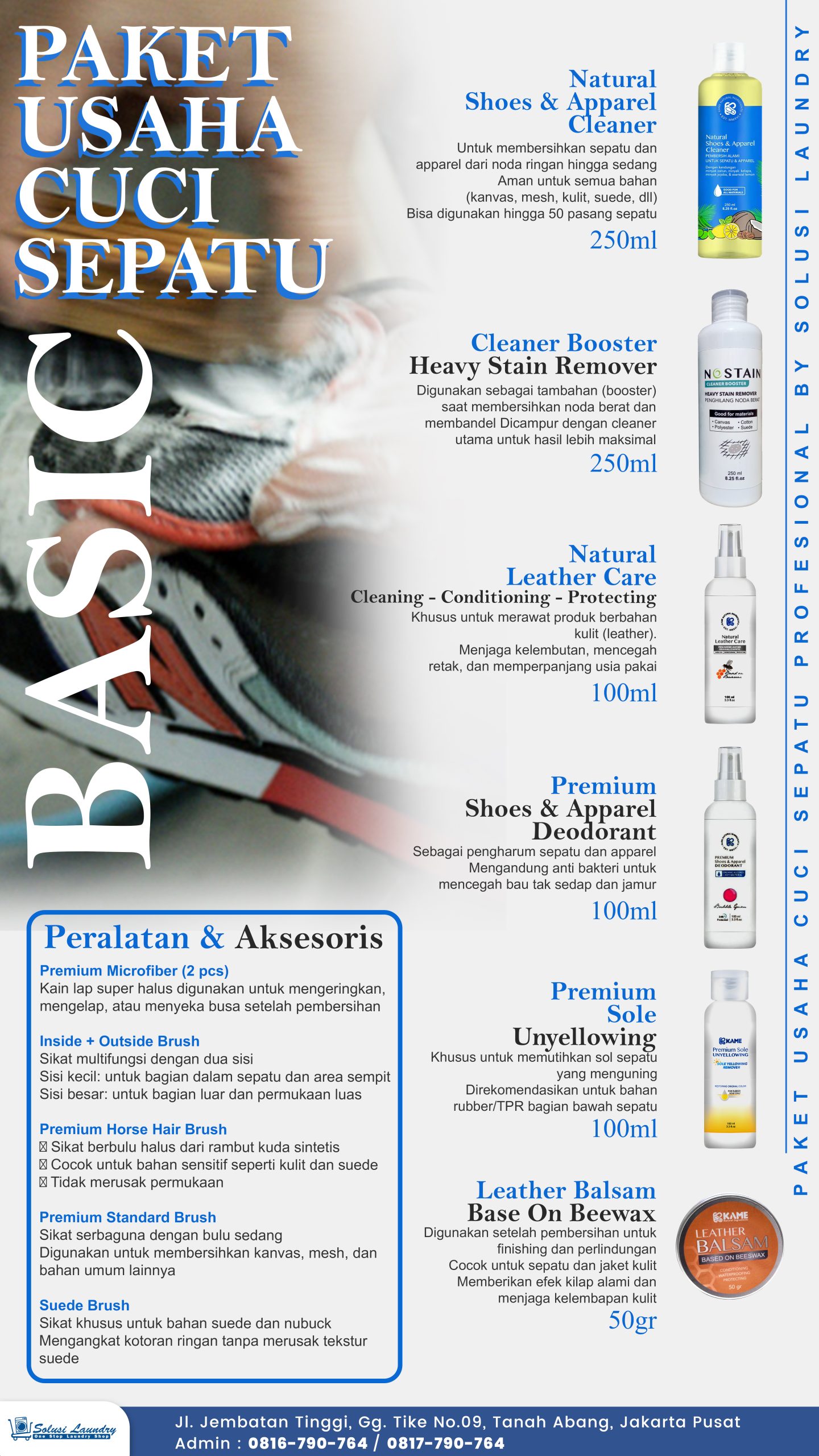 Paket Laundry Sepatu Basic 2025